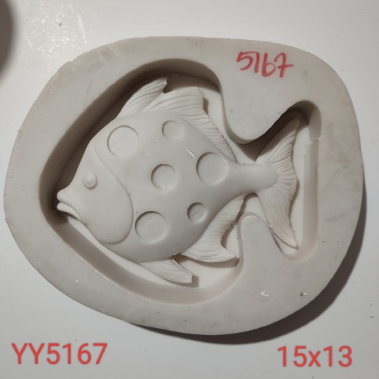 YY5167 - BENEKLİ BALIK - SİLİKON KALIP