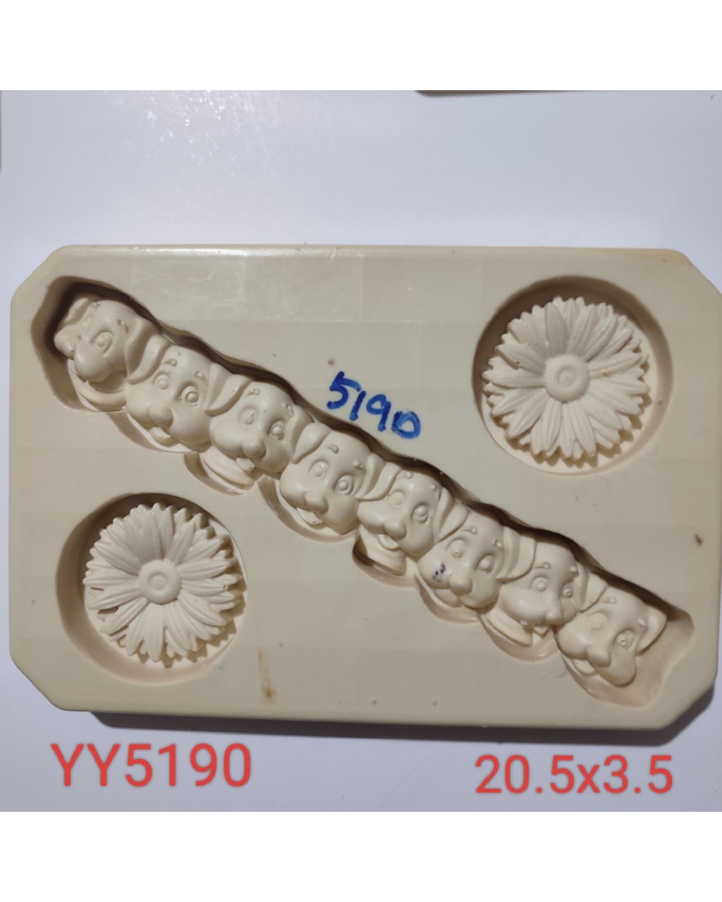 YY5190 - KÖPEK BAŞLARI - SİLİKON KALIP