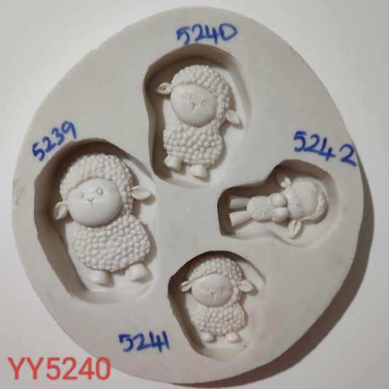 YY5240 - KIVIRCIK KUZU - SİLİKON KALIP