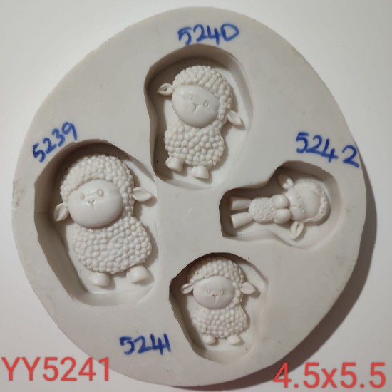 YY5241 - KIVIRCIK KUZU - SİLİKON KALIP