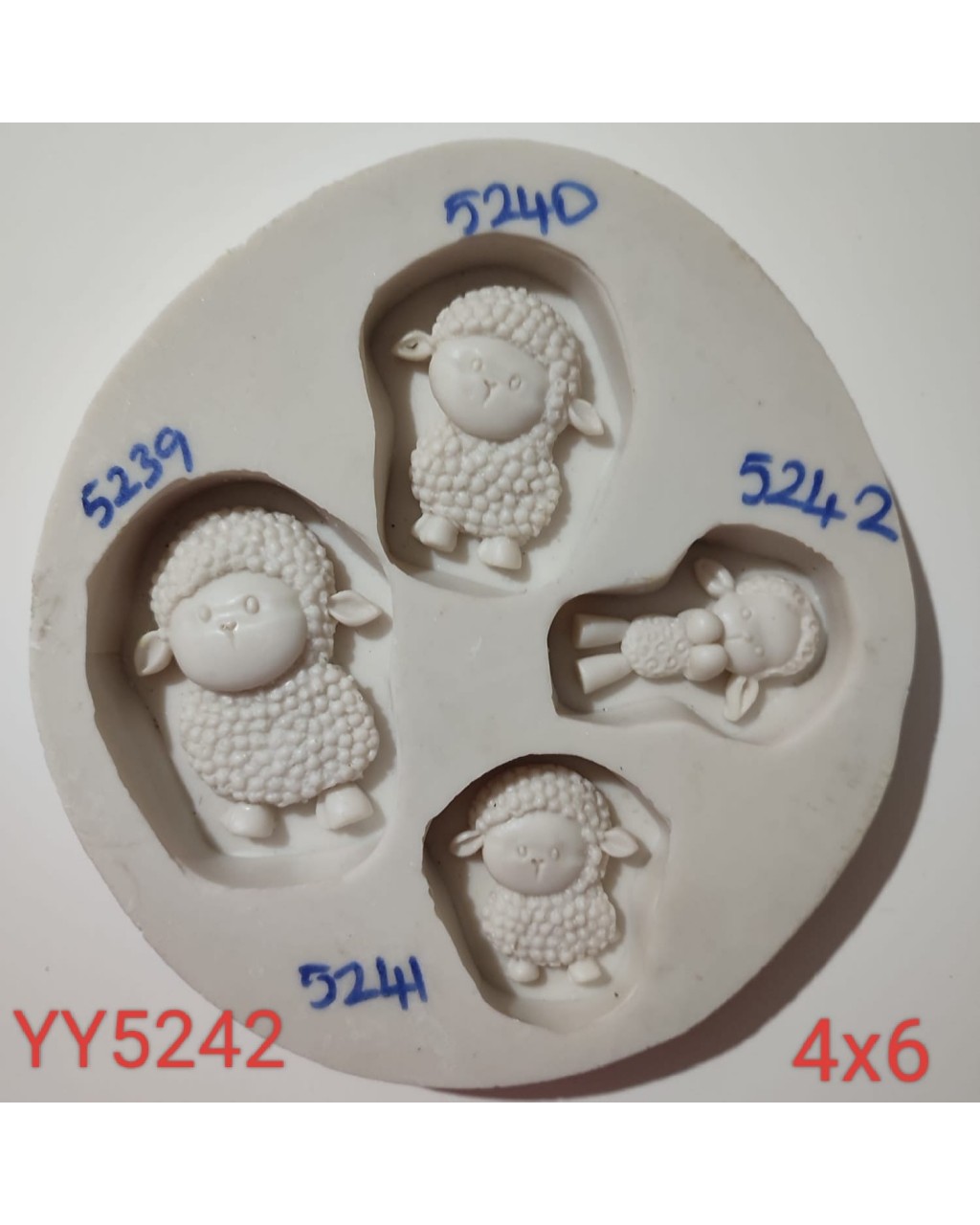 YY5242 - KIVIRCIK KUZU - SİLİKON KALIP