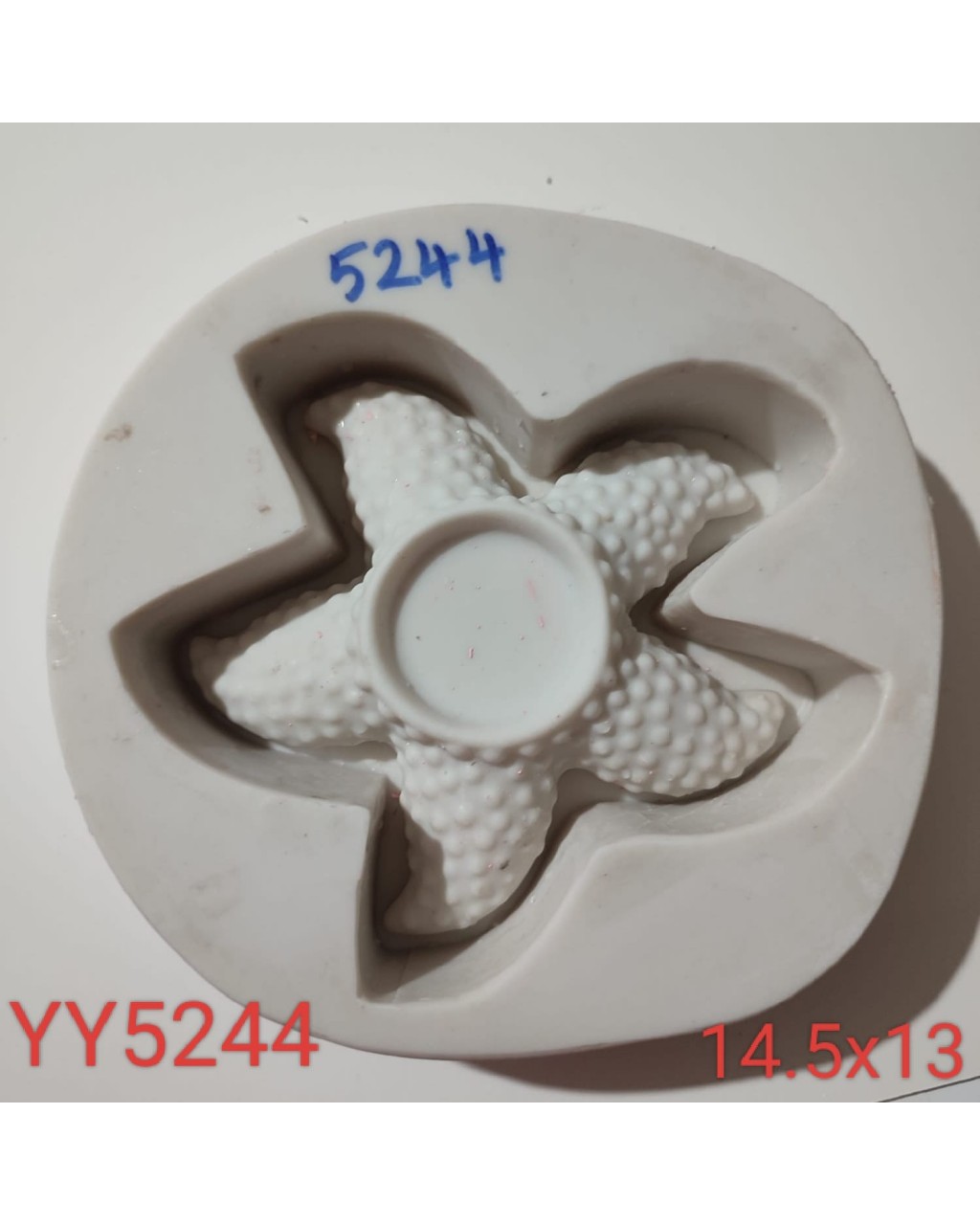 YY5244 - DENİZ YILDIZI MUMLUK - SİLİKON KALIP