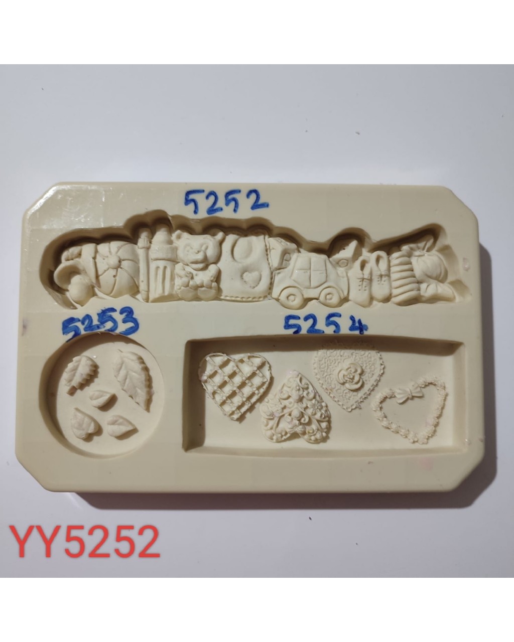 YY5252 - BEBEK TEMALI BORDÜR - SİLİKON KALIP