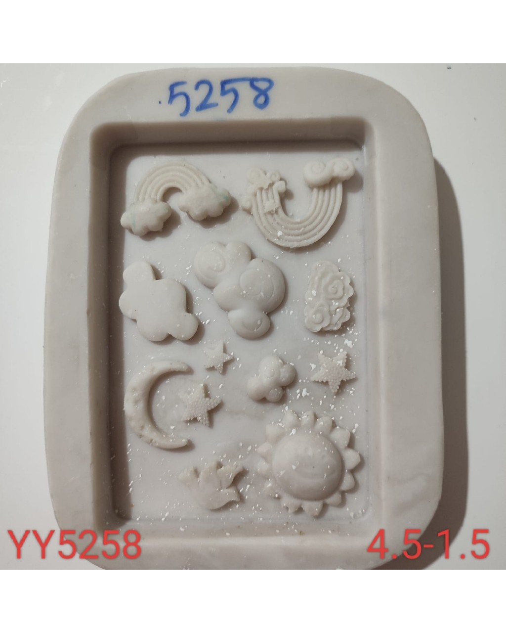 YY5258 - GÖKYÜZÜ TEMALI FİGÜRLER - SİLİKON KALIP