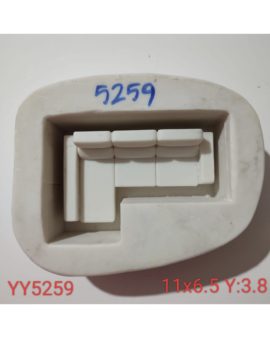 YY5259 - L KOLTUK - SİLİKON KALIP