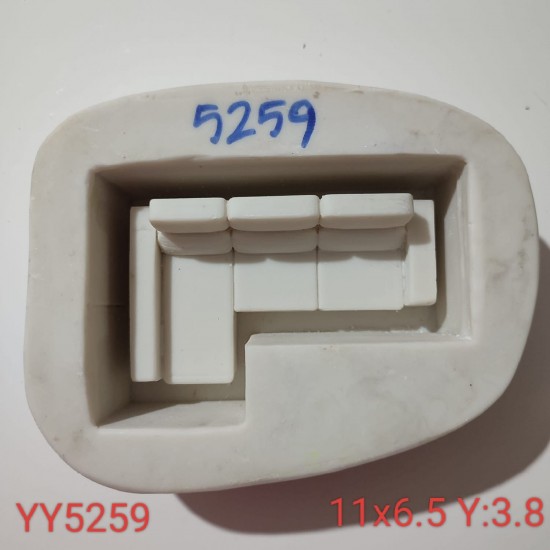 YY5259 - L KOLTUK - SİLİKON KALIP