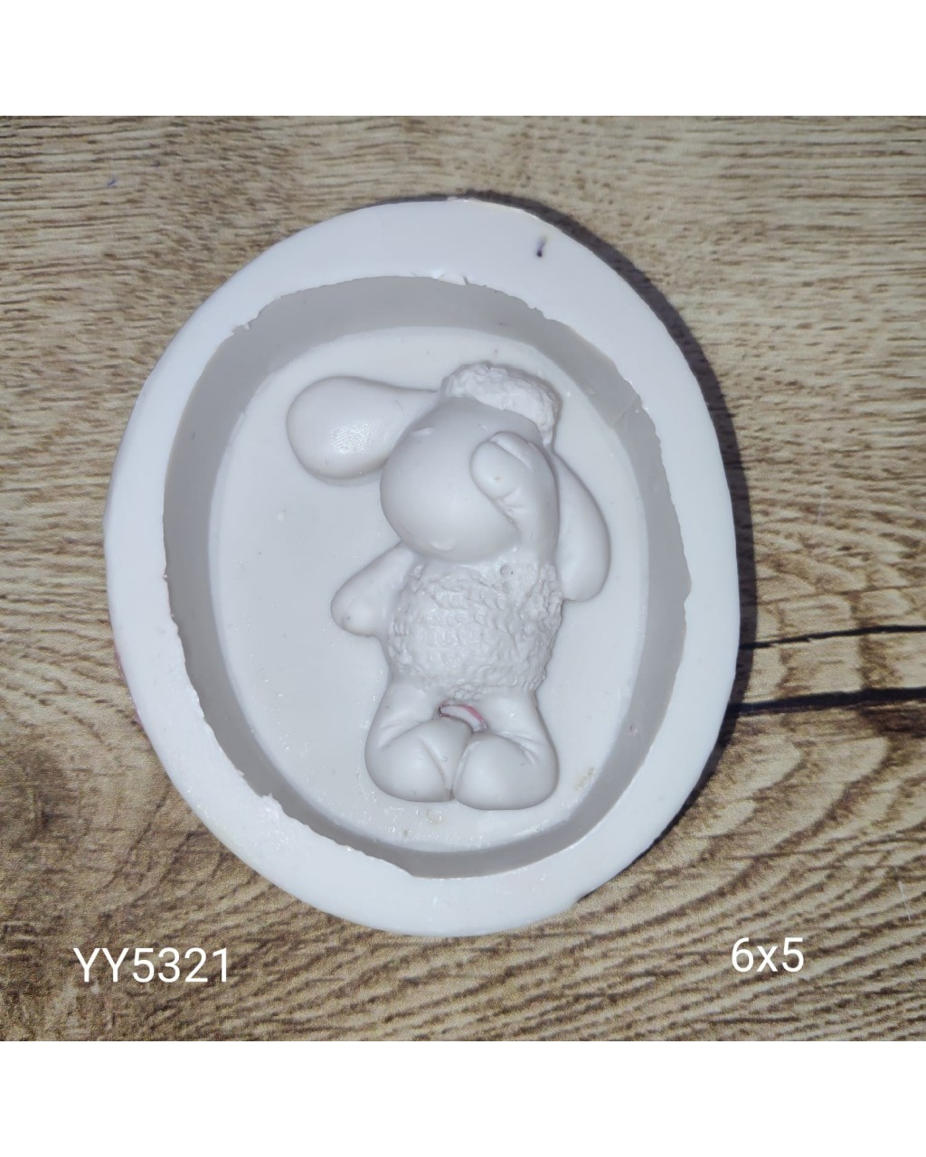 YY5321 - TEK GÖZÜ KAPALI KUZU - SİLİKON KALIP