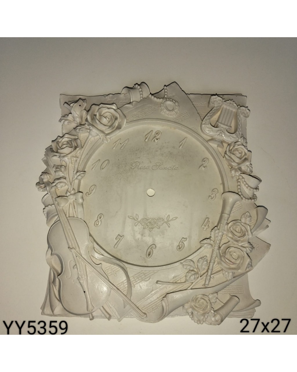 YY5359 - MÜZİK TEMALI SAAT - SİLİKON KALIP