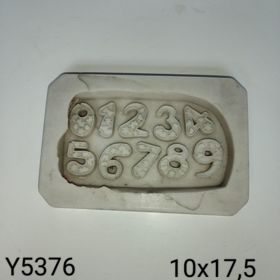 YY5376 - SÜSLÜ TOMBUL RAKAMLAR - SİLİKON KALIP YY5376 - SÜSLÜ TOMBUL RAKAMLAR - SİLİKON KALIP