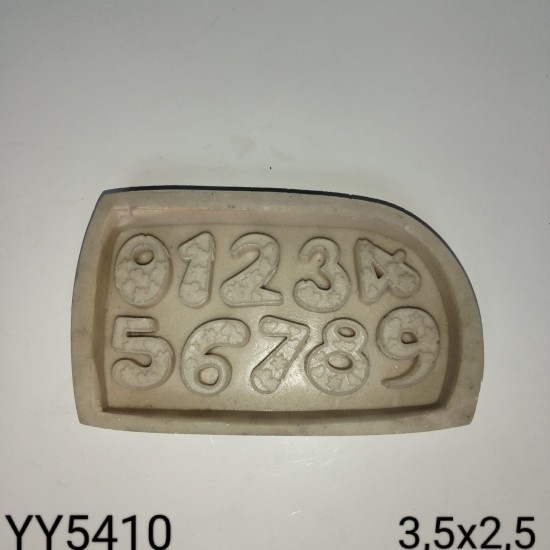 YY5410 - SÜSLÜ RAKAMLAR - SİLİKON KALIP YY5410 - SÜSLÜ RAKAMLAR - SİLİKON KALIP