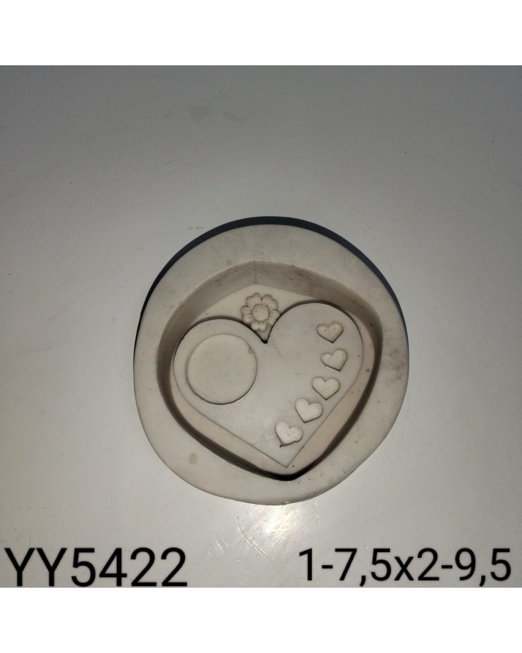 YY5422 - KALP MUMLUK  - SİLİKON KALIP