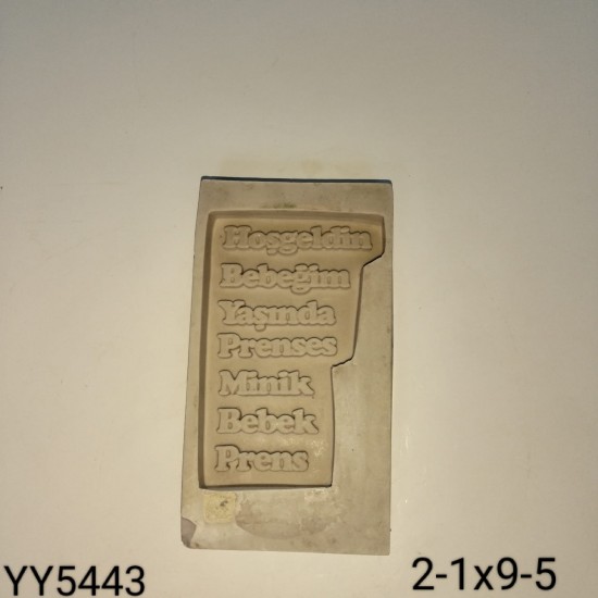 YY5443 - PANO YAZILARI - SİLİKON KALIP