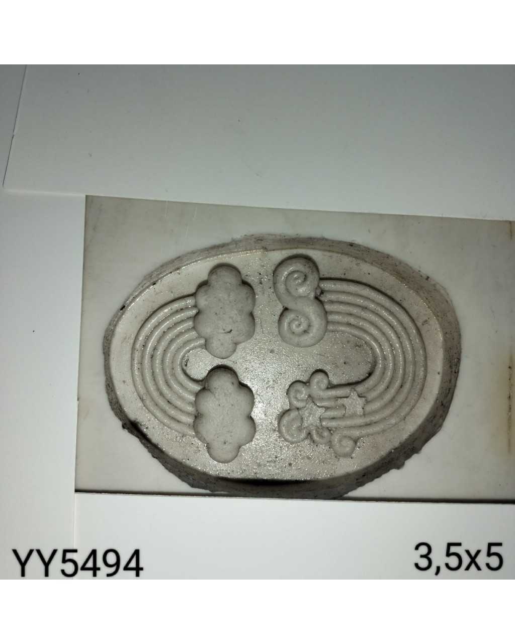 YY5494 - İKİLİ GÖKKUŞAĞI - SİLİKON KALIP