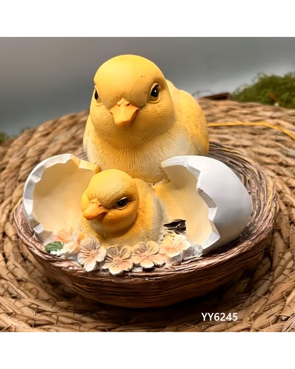 YY6245 – Sevimli Anne Kuş ve Yavrusu Biblo Silikon Kalıp