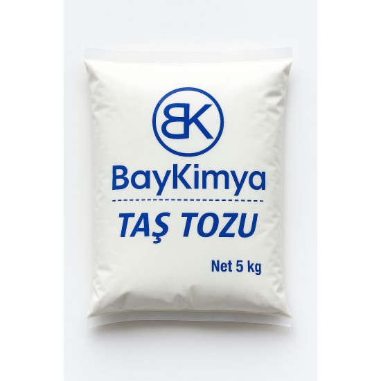 5 KG TAŞ TOZU BAY KİMYA KOKULU (KOKUSUZDUR) TAŞ TOZU BEYAZ