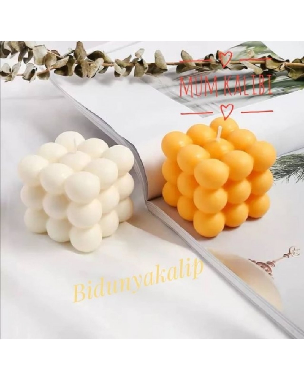 YY0935 Bubble Mum Kalıbı Silikon Kalıp YY0935 Bubble Mum Kalıbı Silikon Kalıp