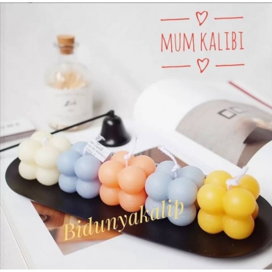 YY0940 Bubble Küçük Mum Silikon Kalıp