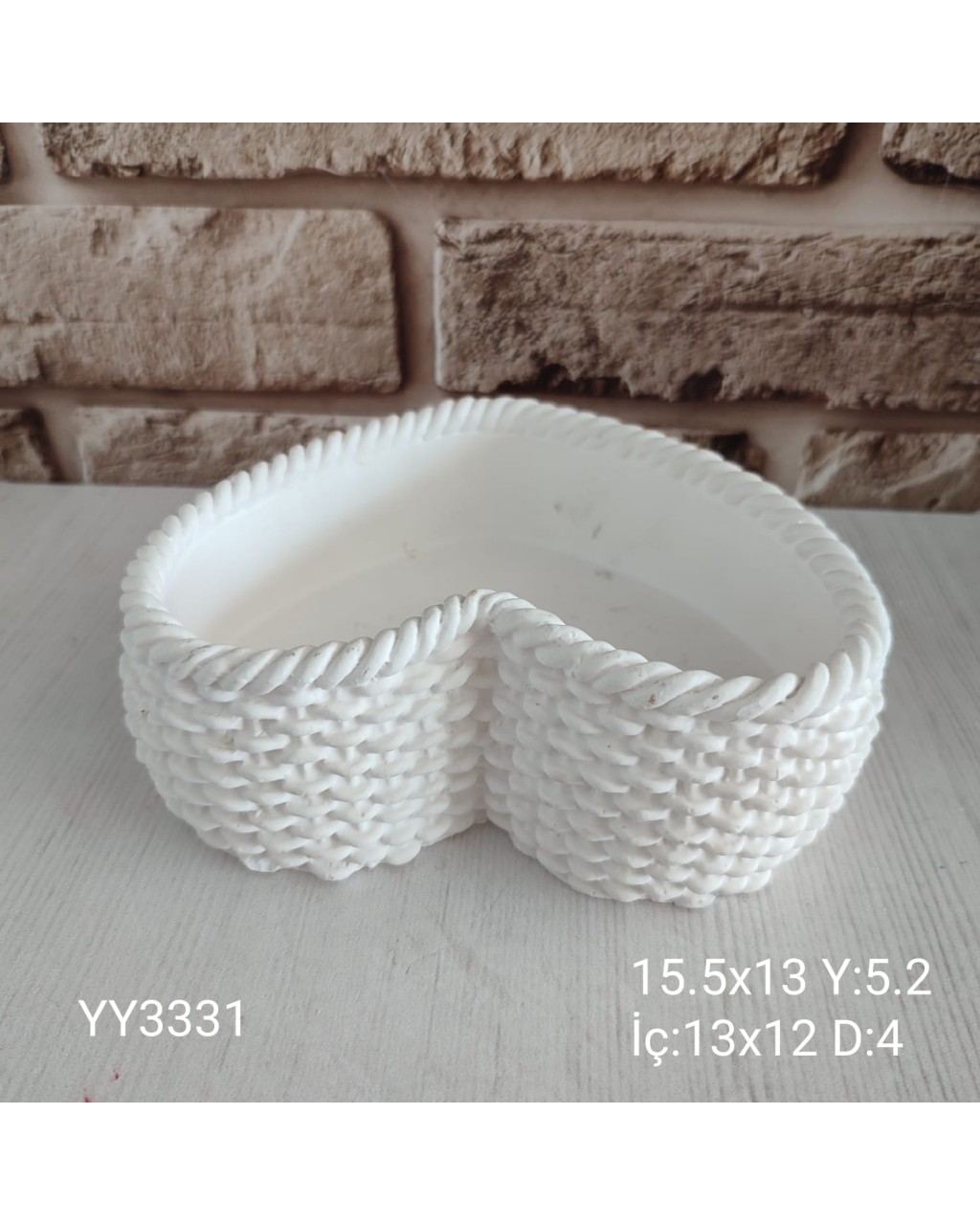 YY3331Kalpli Hasır Saksı Silikon Kalıp – Doğal ve Romantik Dekoratif Hediye!