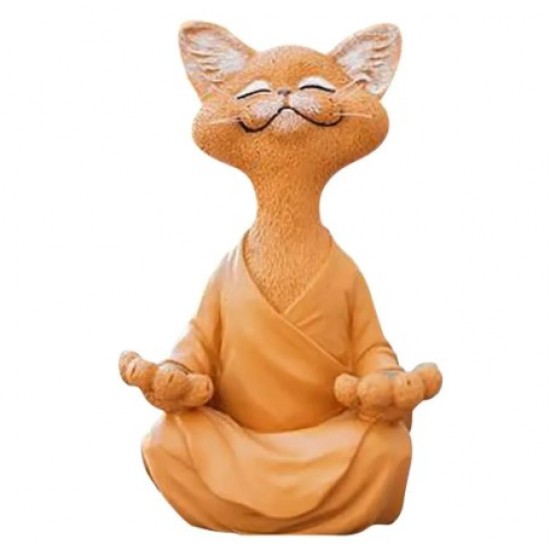 Yoga Yapan Kedi Yogacı Kedi Silikon Kalıp