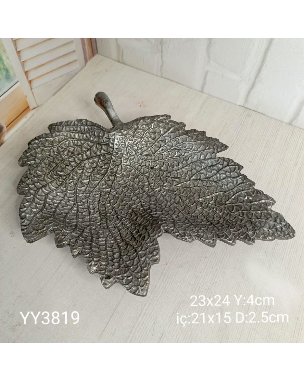 YY3819 BÜYÜK YAPRAK SUNUMLUK TABAK YY3819 BÜYÜK YAPRAK SUNUMLUK TABAK