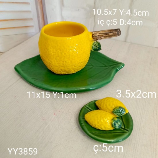 YY3859 - LİMONLU YAPRAK SUNUMLU TAKIM - SİLİKON KALIP YY3859 - LİMONLU YAPRAK SUNUMLU TAKIM - SİLİKON KALIP