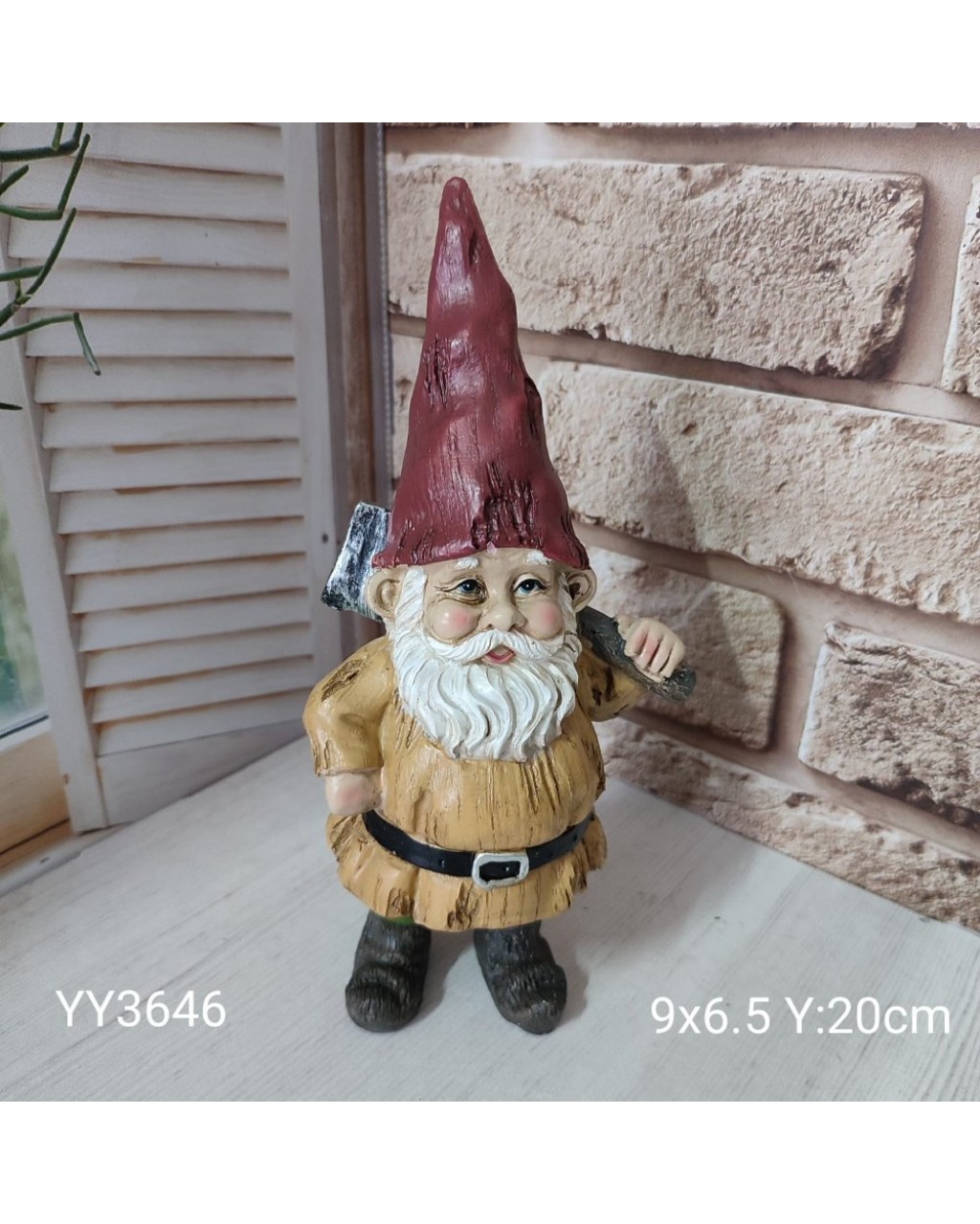 YY3646 BAHÇE CÜCESİ ELİNDE BALTA OLAN SİLİKON KALIP YY3646 BAHÇE CÜCESİ ELİNDE BALTA OLAN SİLİKON KALIP