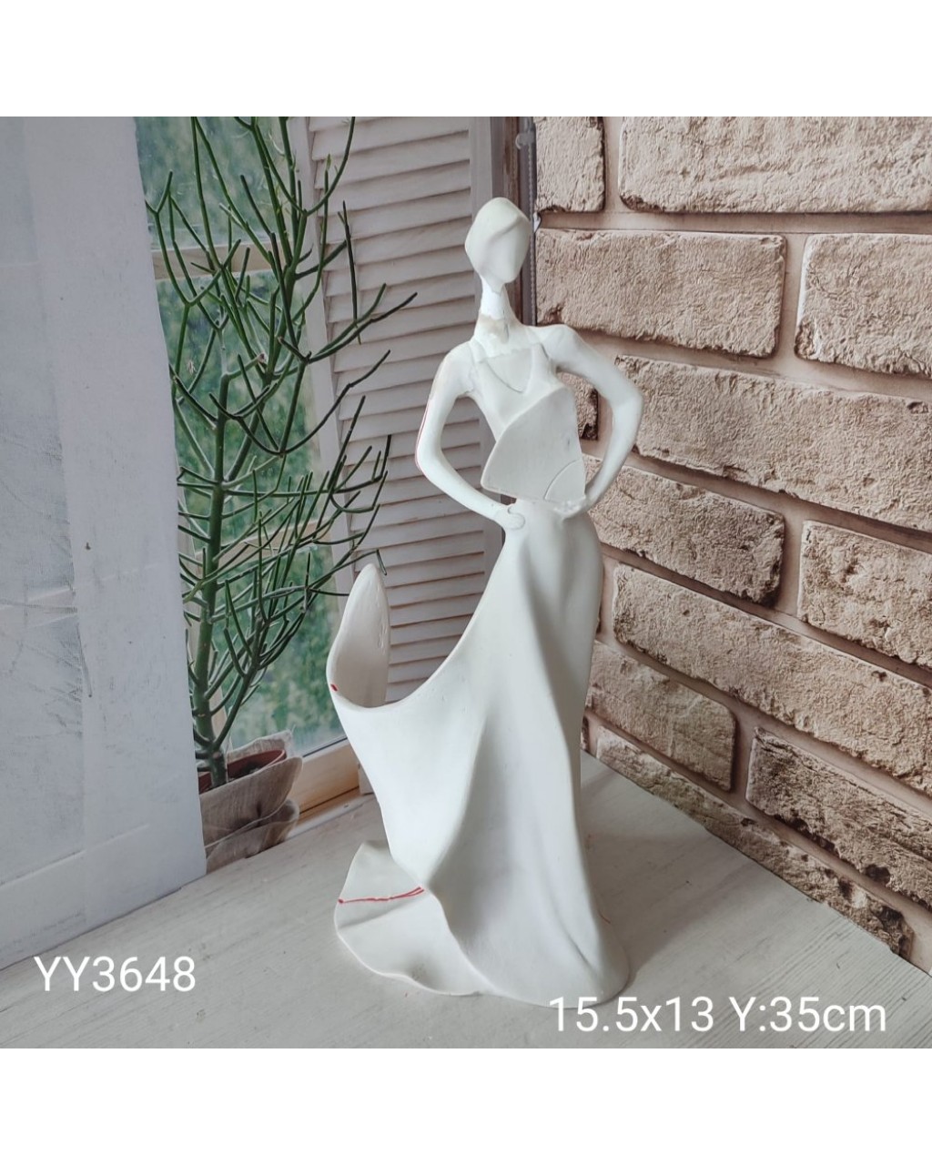 YY3648 Zarif Kadın Figürlü Şaraplık Silikon Kalıp • El Yapımı Şık Sunumlar ve Estetik Dekorasyonlar için Hediye Seçeneği!