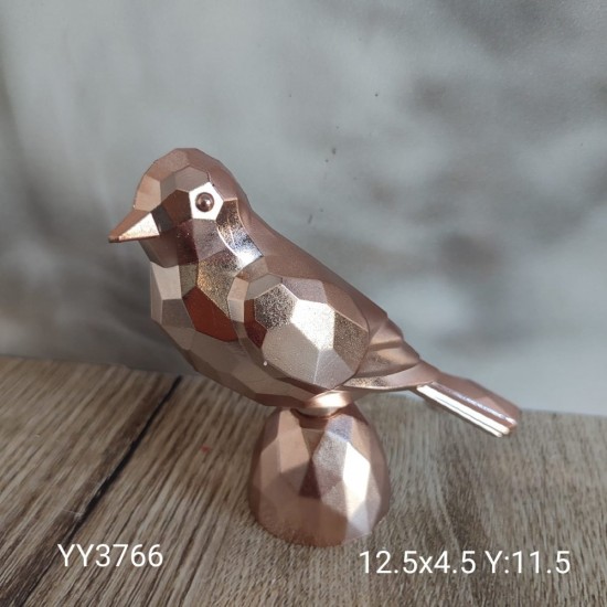 YY3766 GEOMETRİK KUŞ BİBLO SİLİKON KALIP