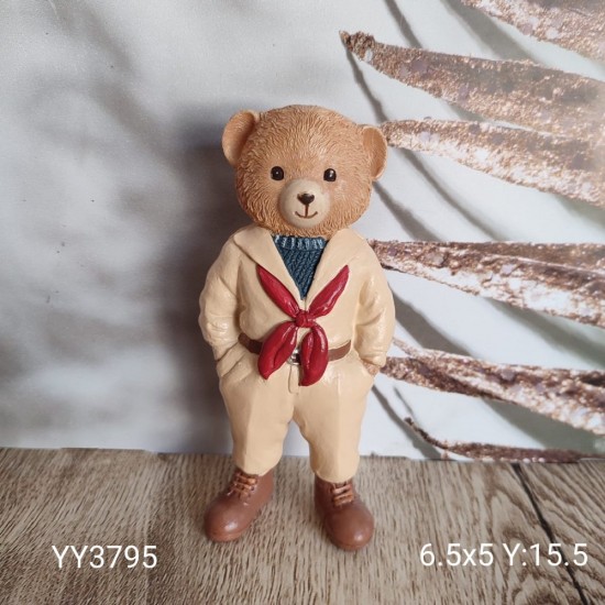 YY3795 Cookie Ayı Bear Biblo Silikon Kalıp – Sevimli ve Tatlı Dekoratif Tasarım!