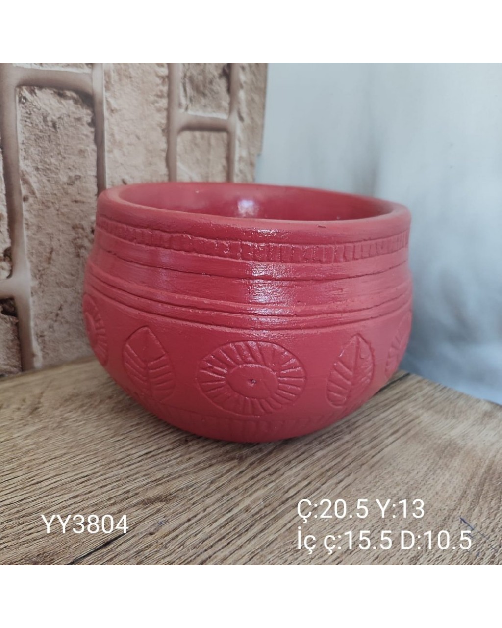 YY3804 - YAPRAK VE YUVARLAK DESENLİ SAKSI - SİLİKON KALIP YY3804 - YAPRAK VE YUVARLAK DESENLİ SAKSI - SİLİKON KALIP