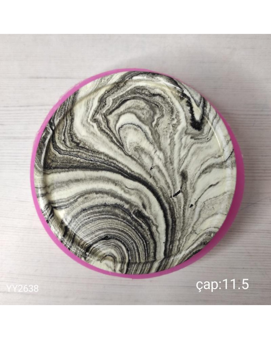 YY2638 YUVARLAK SUNUMLUK 11.5CM SİLİKON KALIP