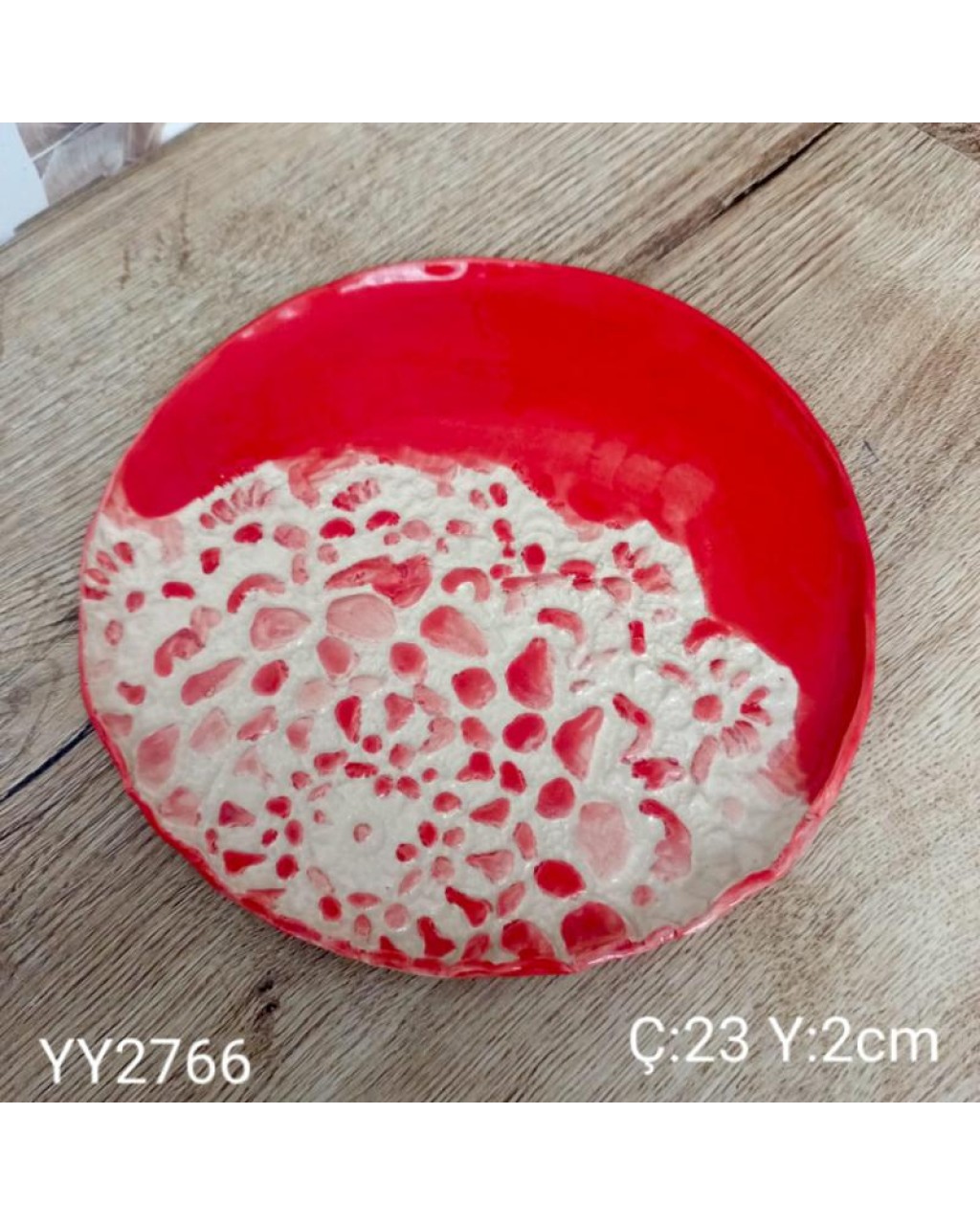 YY2766 TAŞ DESENLİ TABAK SİLİKON KALIP