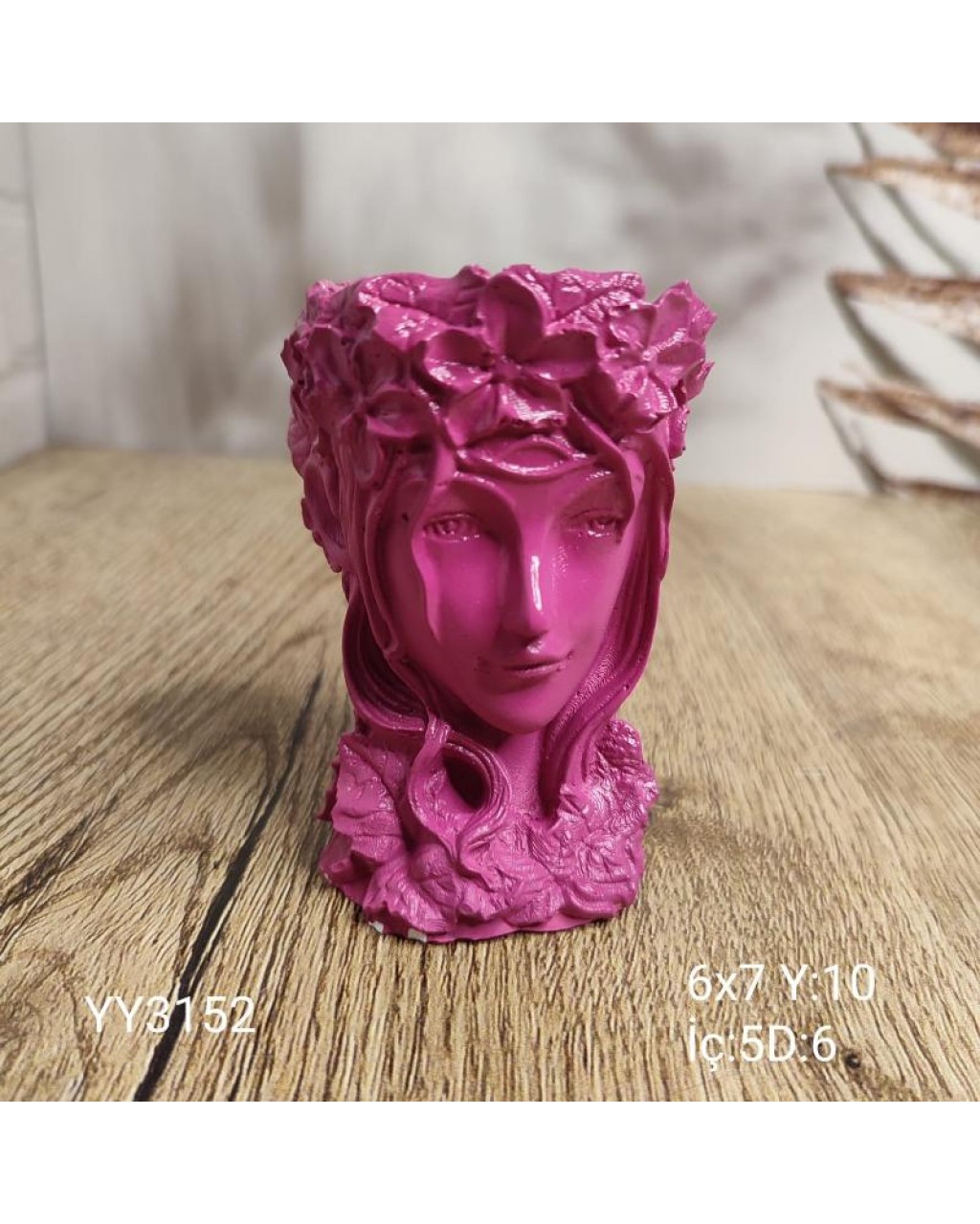 YY3152 Çiçek Başlı Kız Saksı Silikon Kalıbı: Neşeli ve Özgün Hediye Seçeneği! YY3152 Çiçek Başlı Kız Saksı Silikon Kalıbı: Neşeli ve Özgün Hediye Seçeneği!