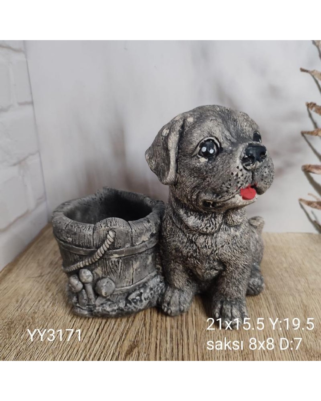 YY3171 KOVALI KÖPEK SAKSI SİLİKON KALIP