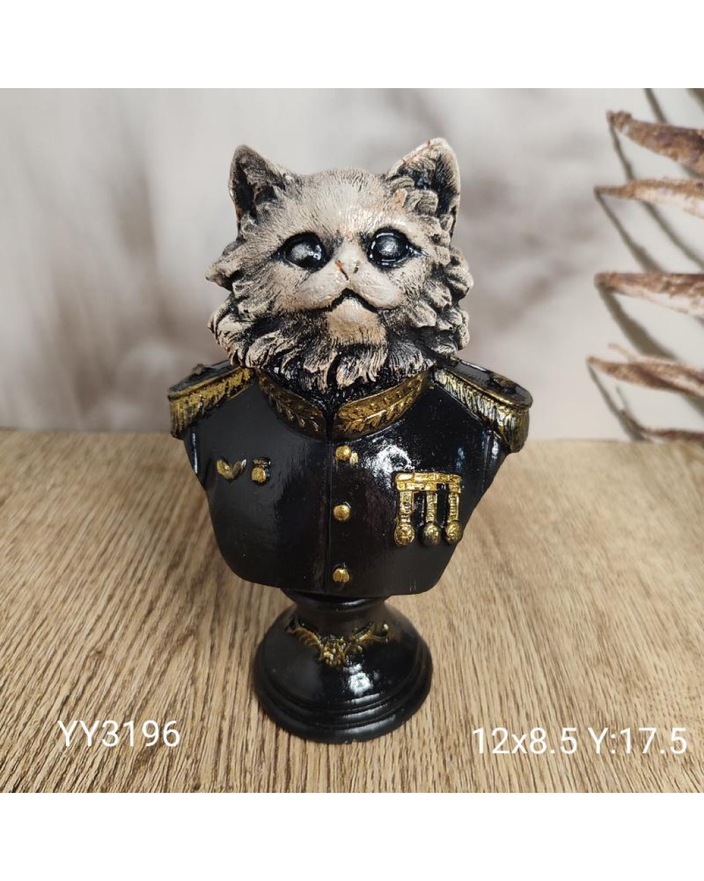 Asil Kıyafetli Komutan Kedi Büstü Silikon Kalıp – Prestijli ve Şık Dekoratif Hediye! Asil Kıyafetli Komutan Kedi Büstü Silikon Kalıp – Prestijli ve Şık Dekoratif Hediye!