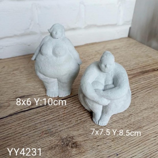 YY4231 ŞİŞMAN KADIN BİBLOLAR 2Lİ TAKIM SİLİKON KALIP YY4231 ŞİŞMAN KADIN BİBLOLAR 2Lİ TAKIM SİLİKON KALIP