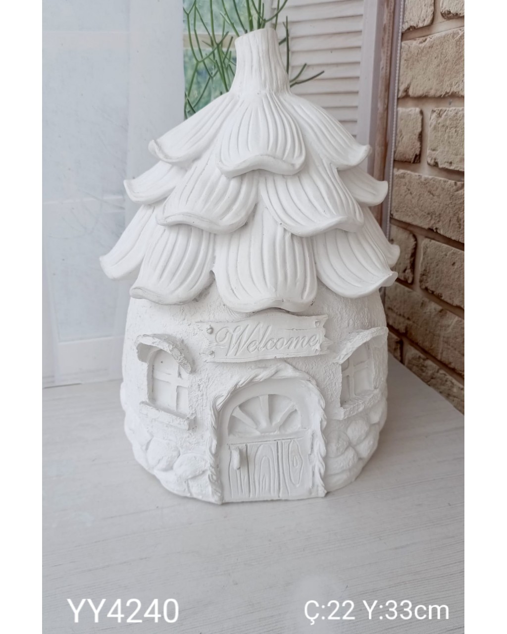 YY4240 YAPRAK ÇATILI DEKORATİF OBJE SİLİKON KALIP