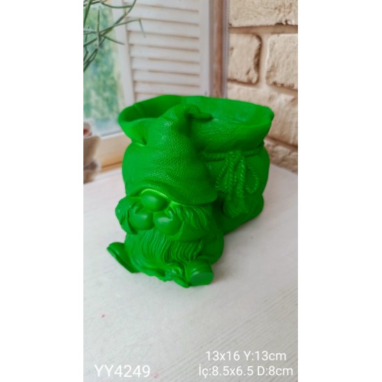 YY4249 YILBAŞI TEMALI ÇUVALLI CÜCE SİLİKON KALIP