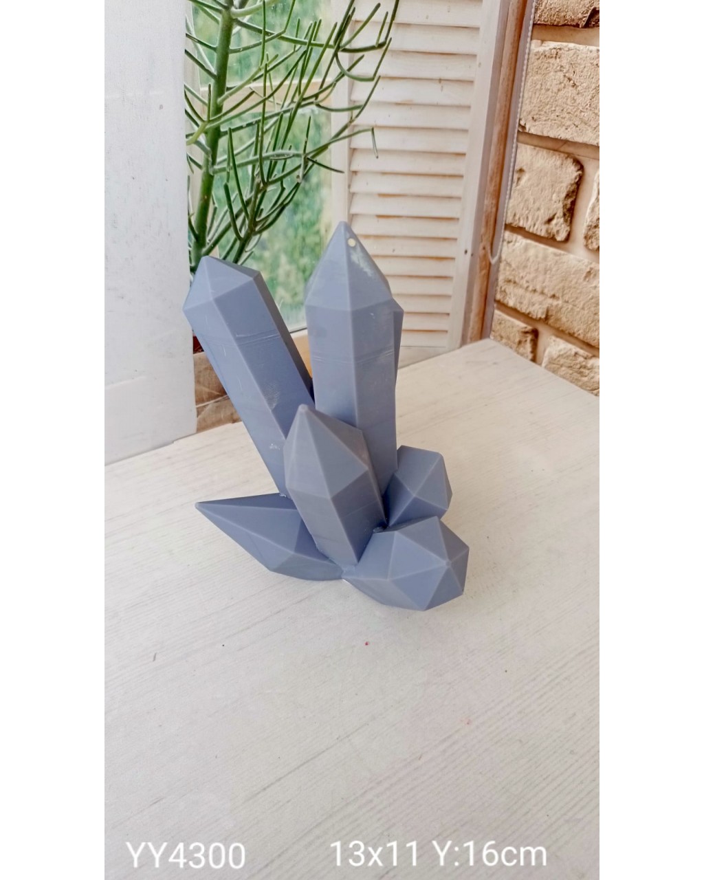 YY4300 KRİSTAL FORMLU DEKORATİF BİBLO SİLİKON KALIP YY4300 KRİSTAL FORMLU DEKORATİF BİBLO SİLİKON KALIP