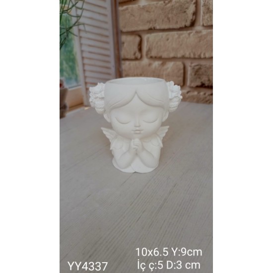 YY4337 SEVİMLİ DUA EDEN MELEK SAKSI SİLİKON KALIP YY4337 SEVİMLİ DUA EDEN MELEK SAKSI SİLİKON KALIP