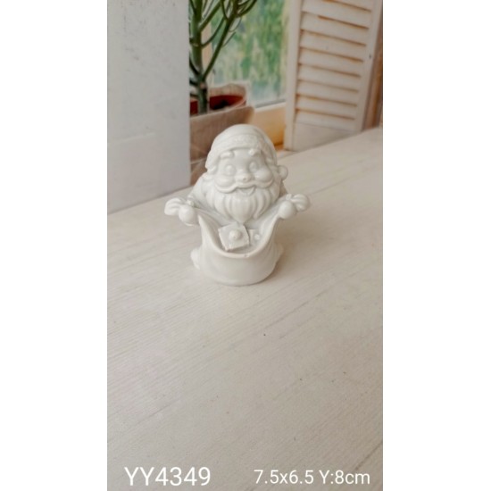 YY4349 YILBAŞI TEMALI SEVİMLİ NOEL BABA SİLİKON KALIP