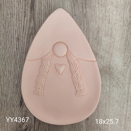 YY4367 YILBAŞI KALPLİ CÜCE TABAK SİLİKON KALIP