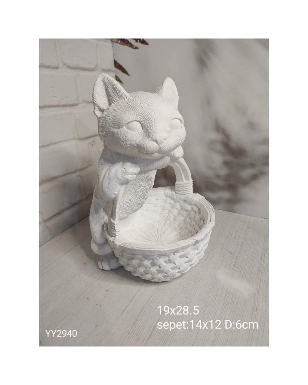YY2940 Hasır Sepetli Kedi Silikon Kalıp • El Yapımı Dekoratif Figür ve Organizer Tasarımları için Hediye Seçeneği! YY2940 Hasır Sepetli Kedi Silikon Kalıp • El Yapımı Dekoratif Figür ve Organizer Tasarımları için Hediye Seçeneği!