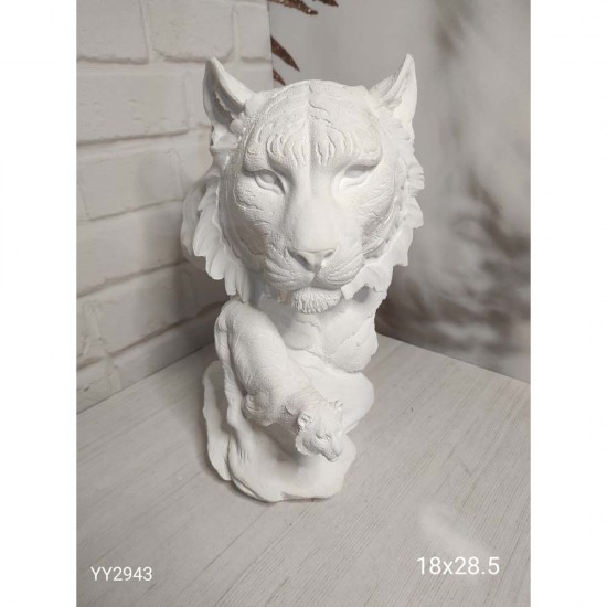 YY2943 Kaplan Büst Biblo Silikon Kalıp: Güçlü ve Şık Hediye Seçeneği!