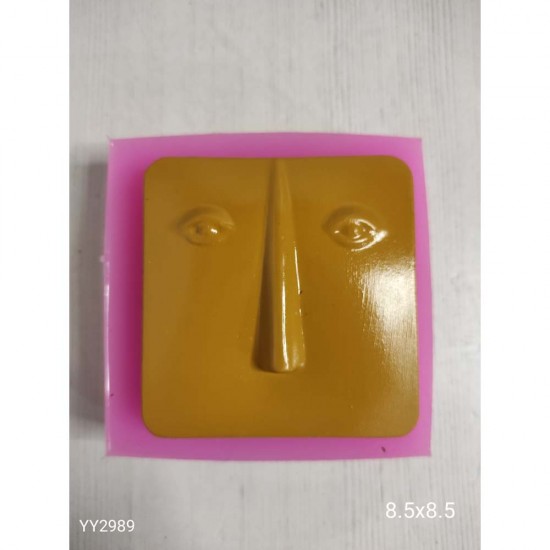 YY2989 Soyut Yüz Biblo Mumluk Kare Minimal YY2989 Soyut Yüz Biblo Mumluk Kare Minimal