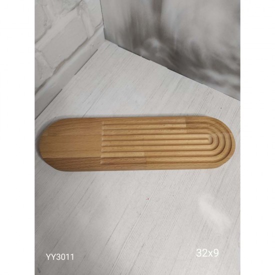 YY3011 Oval Sunumluk Çizgi Desenli 32Cm YY3011 Oval Sunumluk Çizgi Desenli 32Cm