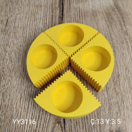 YY3116 Pasta Dilim Mumluk Tek Parça