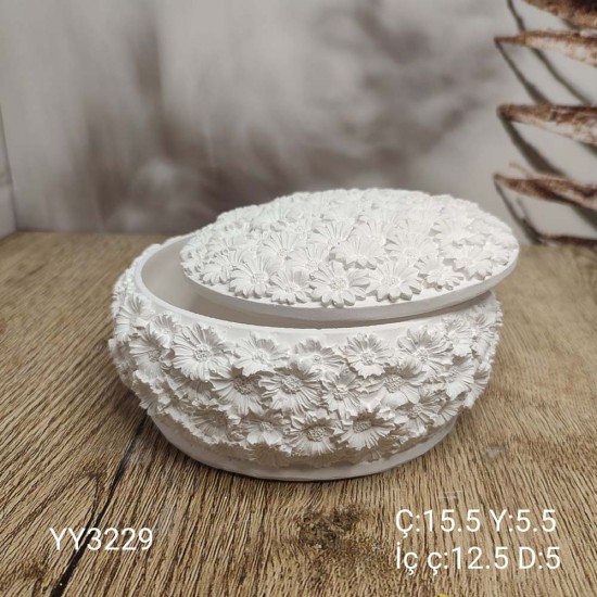 YY3229 Papatya Saksı Kapaklı YY3229 Papatya Saksı Kapaklı