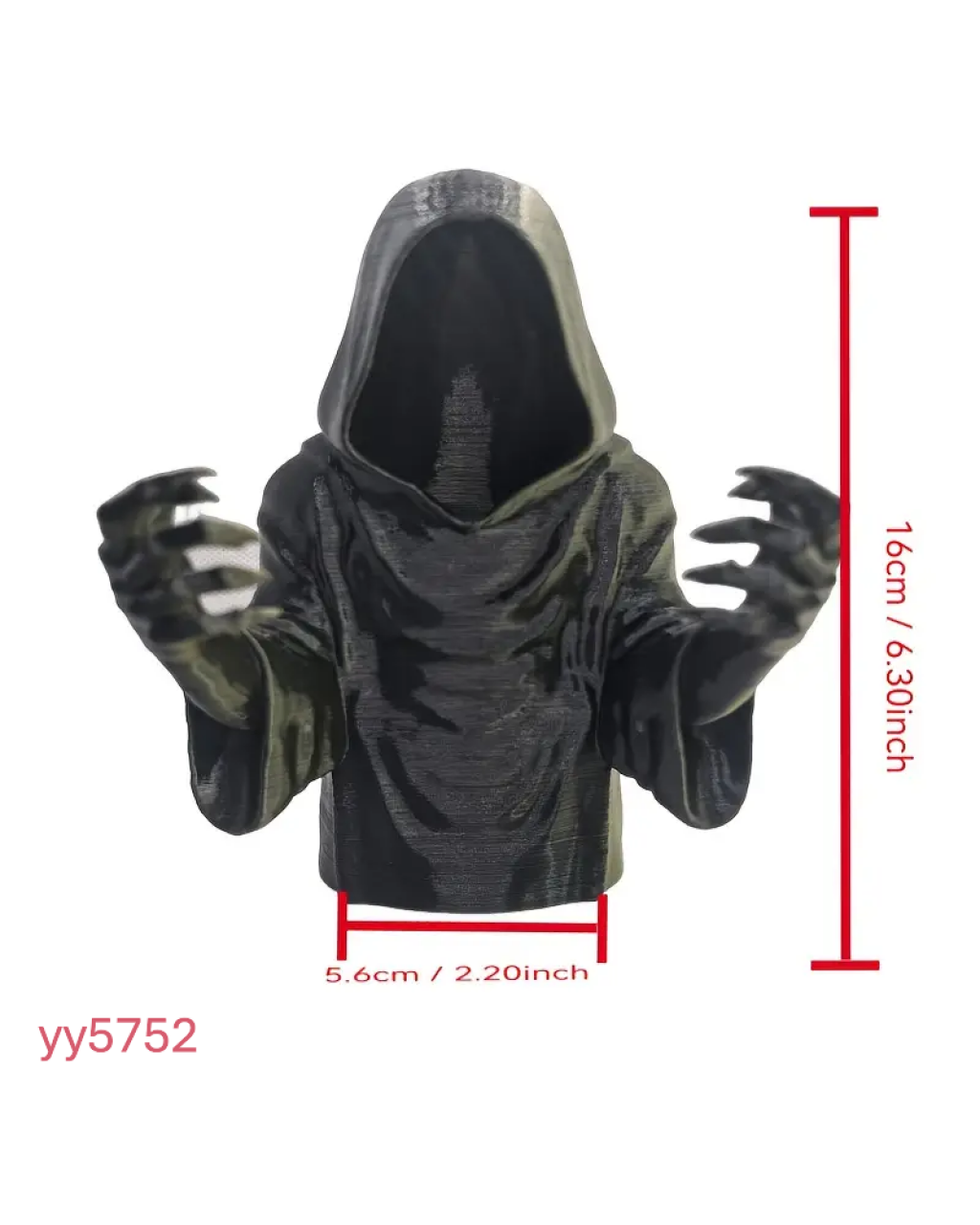 YY5752 Gotik Korku Figürü Silikon Kalıp - Korkunç ve Şık Dekoratif Biblo, Yaratıcı Hediye Alternatifi!