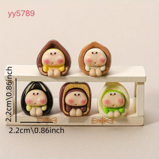 YY5789 Mini Karakter Figürlü Dekoratif Obje Biblo Silikon Kalıp • El Yapımı Sevimli Tasarım ve Hediye Seçeneği!